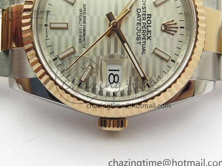 0401 DateJust 36 SS RG 126231 BP Maker 1:1 Best Edition Silver Dial on Oyster Bracelet EasyMatch 2511
